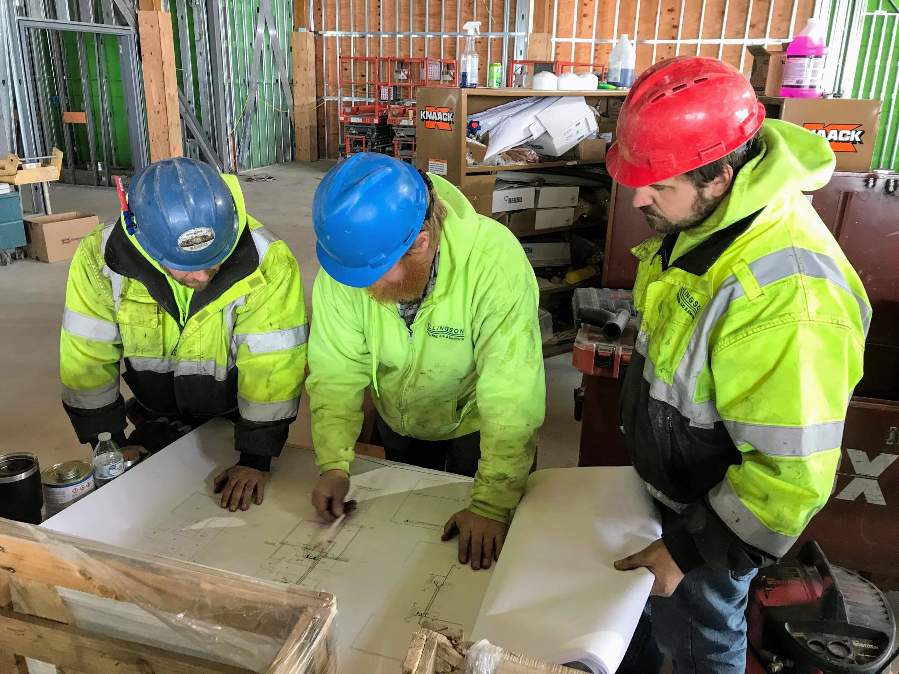 Installatieteam samenwerking